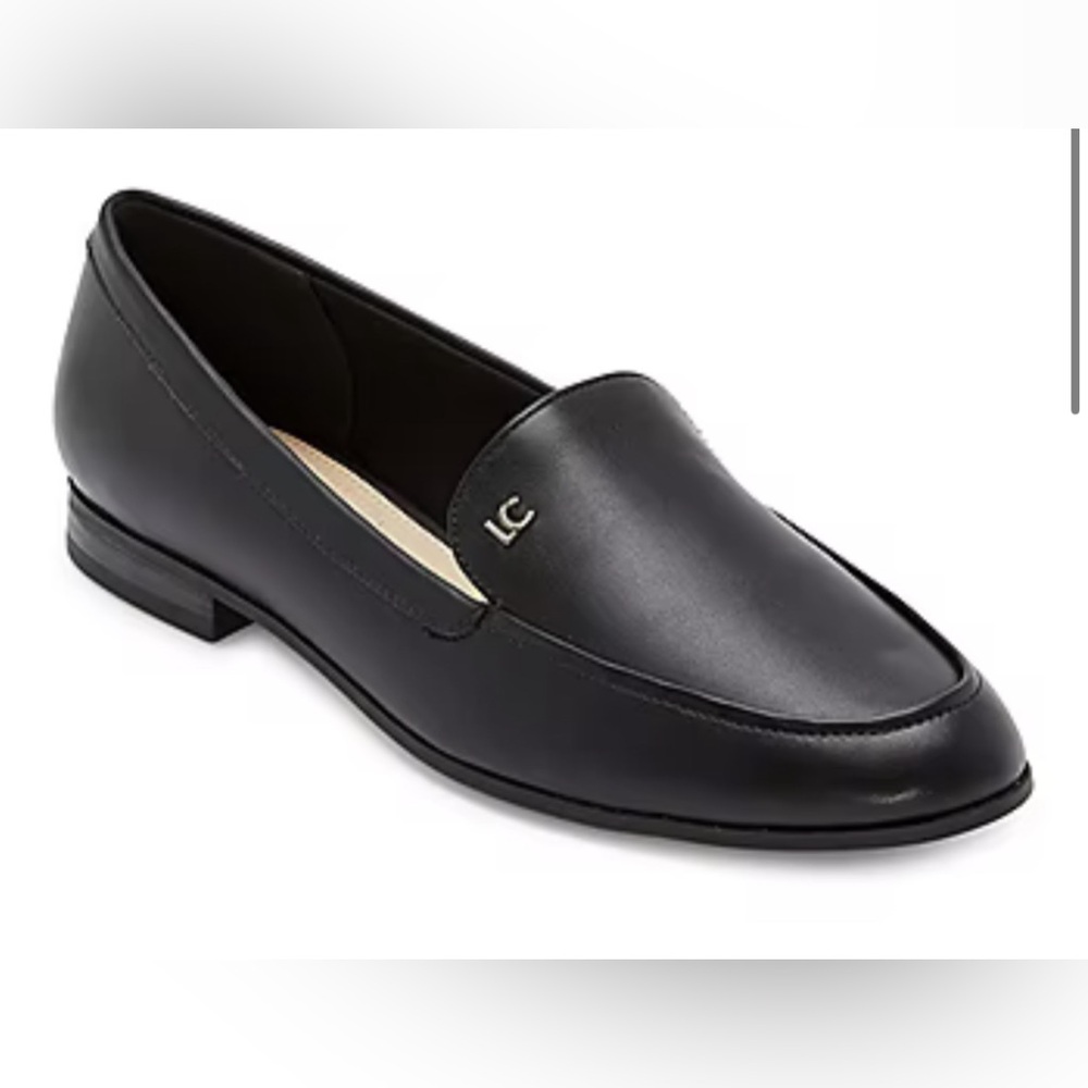 Liz Claiborne Womens Zaria Loafers. Size 8W.‎ Color: Black